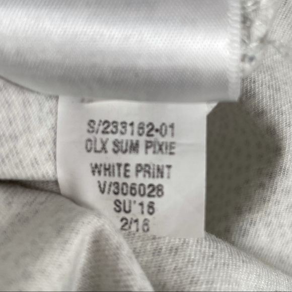 Old Navy Pixie Maternity Ankle Pants Side Panels White Brown Size 12 - Picture 8 of 11